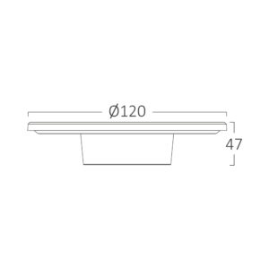 Φωτιστικό απλίκα στεγανή πλαστική IP65 LED (3 in 1) - Image 3