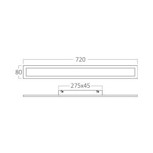 Φωτιστικό απλίκα στεγανή LED 3000K - Image 3