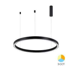 Φωτιστικό κρεμαστό LED (3in1) 80cm ΜΑΥΡΟ