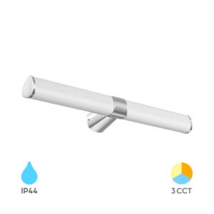 Φωτιστικό απλίκα μπάνιου LED (3 in 1) σε χρώμιο