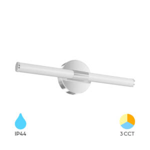 Φωτιστικό απλίκα LED (3 in 1) σε χρώμιο